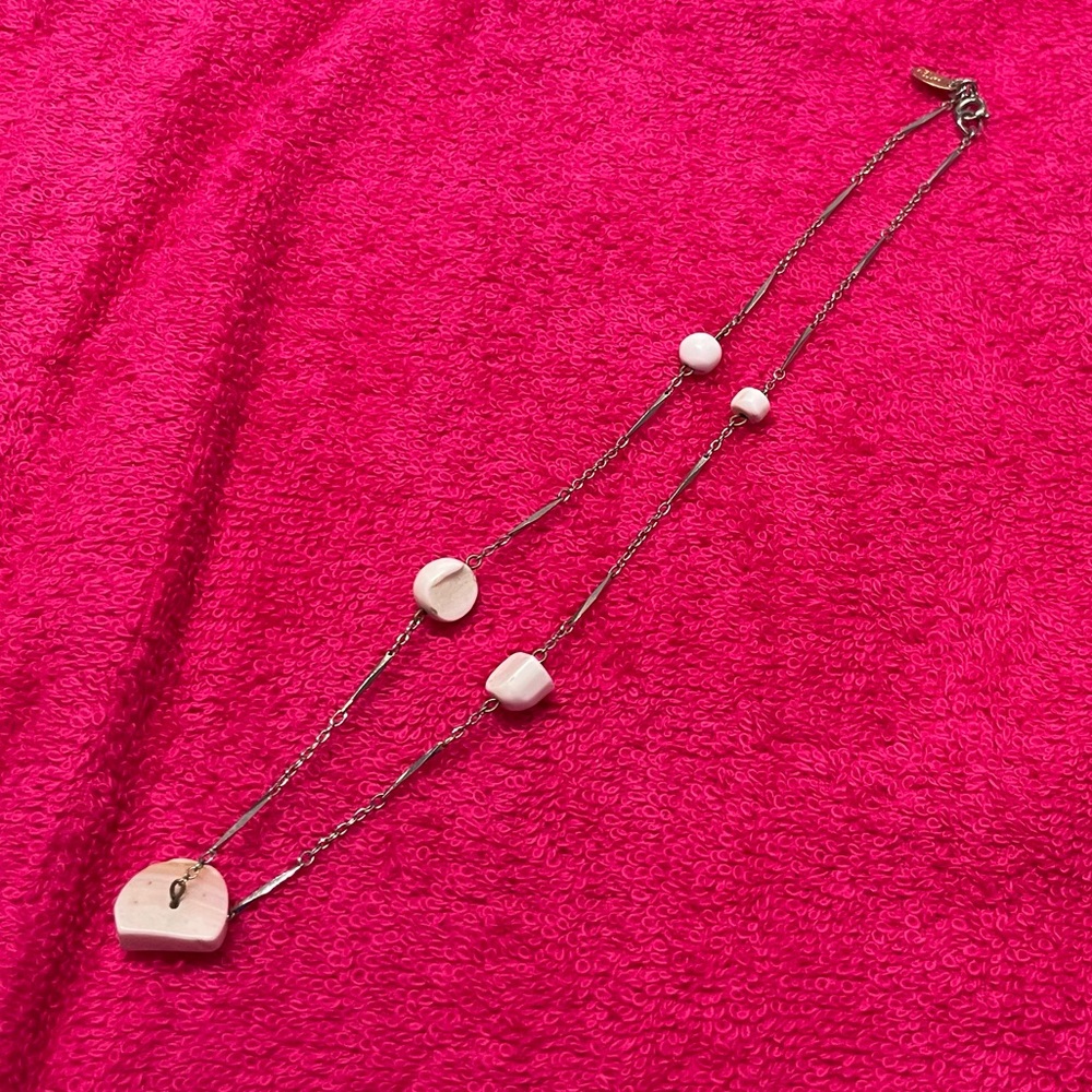 Les Bernard Shell/Coral Necklace